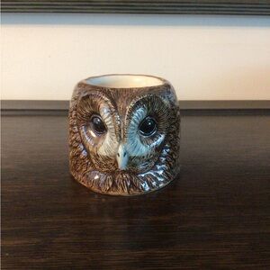 Owl Design Ceramic Egg Cup